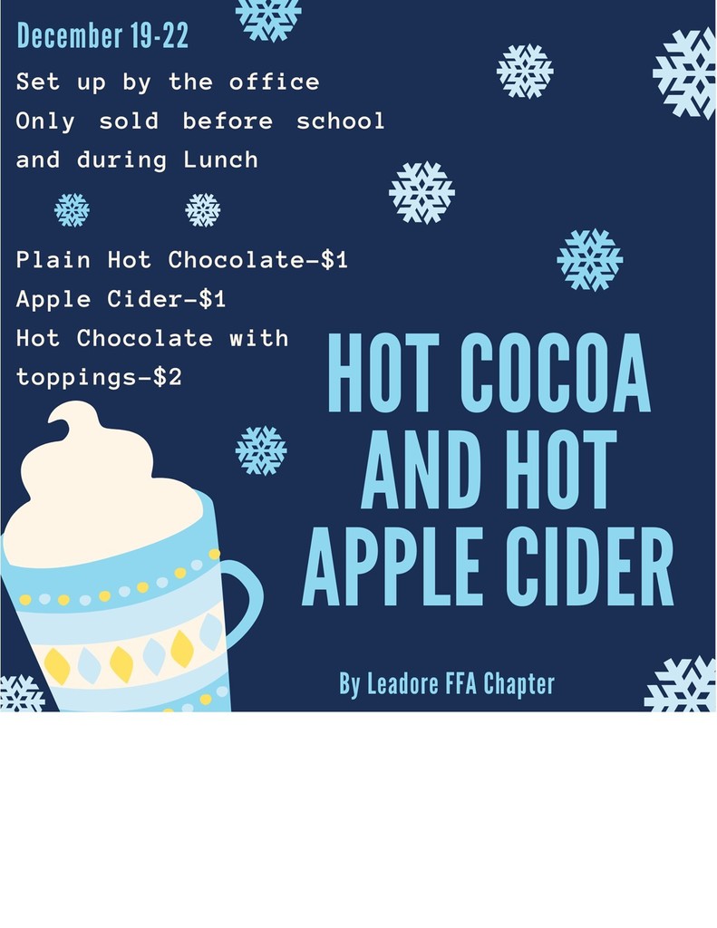 Hot Cocoa and Hot Apple Cider